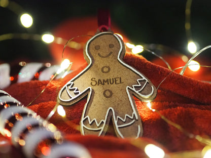 Bola de Navidad muñeco galleta